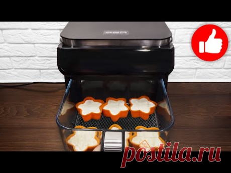 Простой и Вкусный рецепт творожной запеканки в аэрогриле! Лучшая воздушная запеканка на завтрак