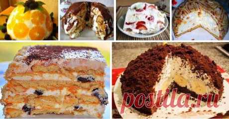 ТОРТЫ БЕЗ ВЫПЕЧКИ: 9 РЕЦЕПТОВ