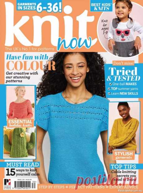 Журнал "Knit Now" №130 2021 | Вязание для женщин спицами. Схемы вязания спицами