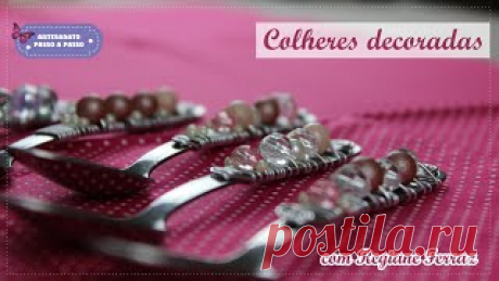 Mulher.com - 23/10/2015 - Decora??o de talheres - Andrea Tinoco. Уроки вязания на видео