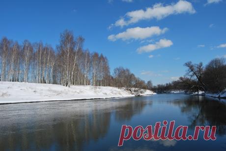 РЕКА КЛЯЗЬМА В НОЯБРЕ