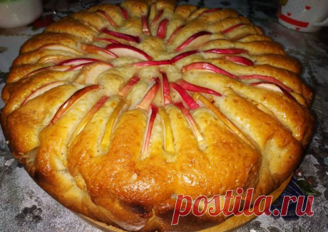 Пирог с яблоками на сметане | Cookpad рецепты | Яндекс Дзен