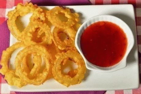Луковые кольца к пиву
