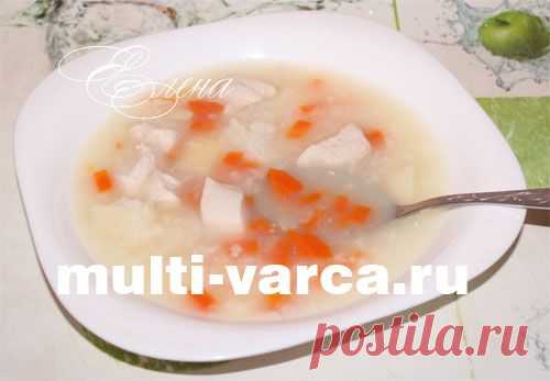 Суп с курицей и рисом в мультиварке