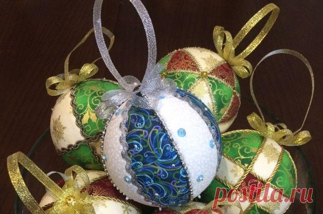 Родом из Японии. Как сделать красивые ёлочные шары в технике кимекоми Оригинальные украшения, сделанные своими руками, стремительно набирают популярность.