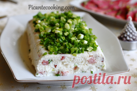 Террін з цвітної капусти з шинкою та хроном | Picantecooking