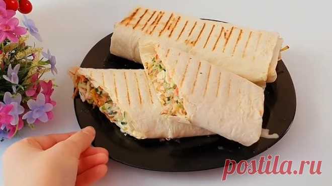 Домашняя шаурма обалденно вкусная!