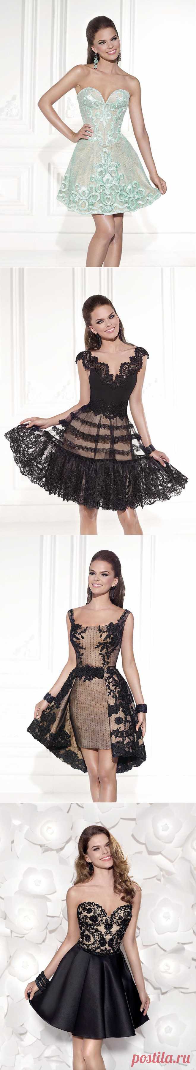 Дизайнерские платья - Tarik Ediz Short Dresses 2015.