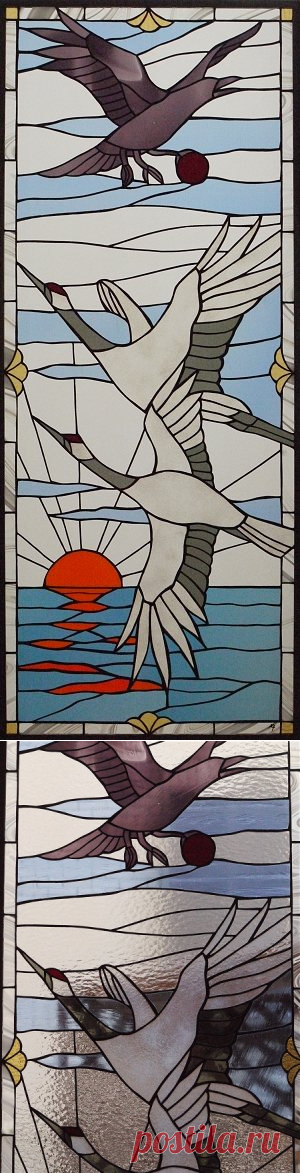 グラス工房達風 | 25002「八咫烏」