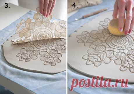 Make Your Own Lace Pottery