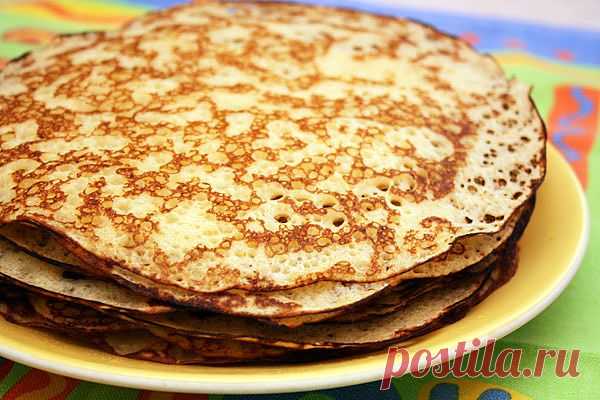 Дрожжевые блины — рецепт с пошаговыми фото. Foodclub.ru