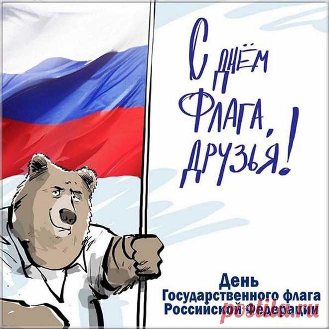 Я поздравляю россиян
С этим великим светлым днем.
Наш флаг отличный, без изъян,
Вся жизнь страны хранится в нем.