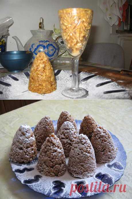 новогодние шишки.