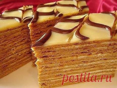 Веб Повар!: Медовик без масла — легкий и неимоверно вкусный.