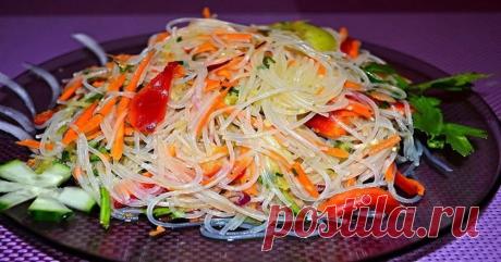 Как приготовить фунчозу в соевом соусе с овощами? - Со Вкусом