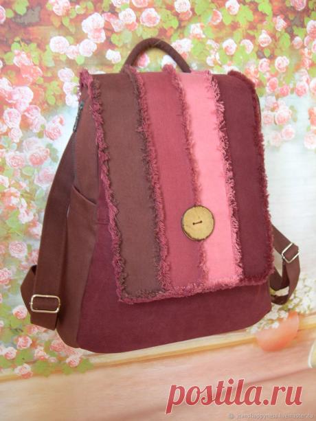 Джинсовый рюкзак "Вишенка" – заказать на Ярмарке Мастеров – GIT9RRU | Рюкзаки, Волгоград Заказать Джинсовый рюкзак "Вишенка" в интернет-магазине на Ярмарке Мастеров. Товары ручной работы с доставкой по России и СНГ. ✓Описание, фото ✓Отзывы реальных покупателей