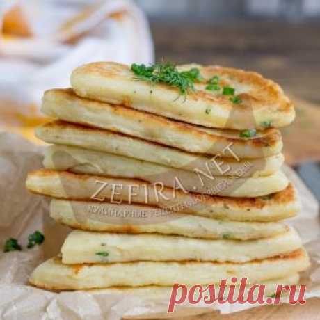 Лепешки из картофельного пюре жаренные на сковороде — Кулинарные рецепты любящей жены