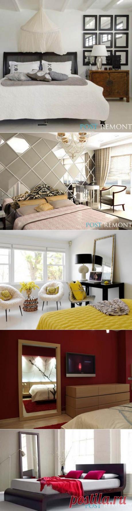 Зеркало в спальне фото интерьеров | Ремонт квартиры своими руками