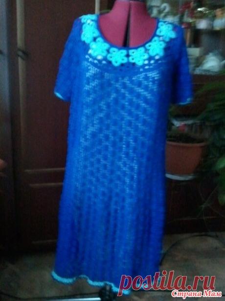 Платье "Василек" - Вязание - Страна Мам