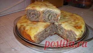 Самые вкусные рецепты: Мясной пирог из лаваша