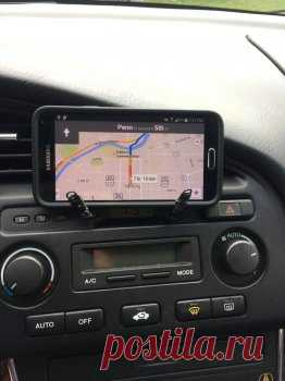 Держатель смартфона для автомобиля из скрепок — Своими руками