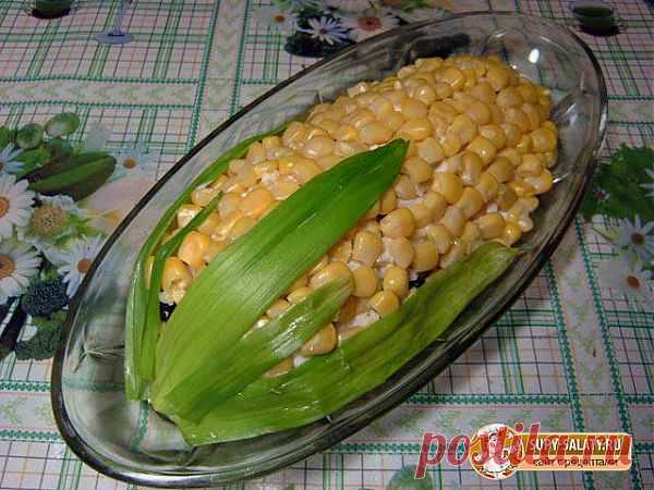 Салат Кукуруза. Рецепт с пошаговыми фото