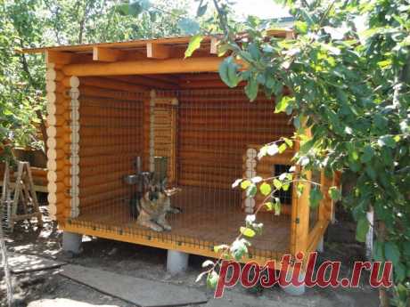 Вольер для собаки своими руками: как построить? Чертежи, схемы, фото и видео - ОГОДом
