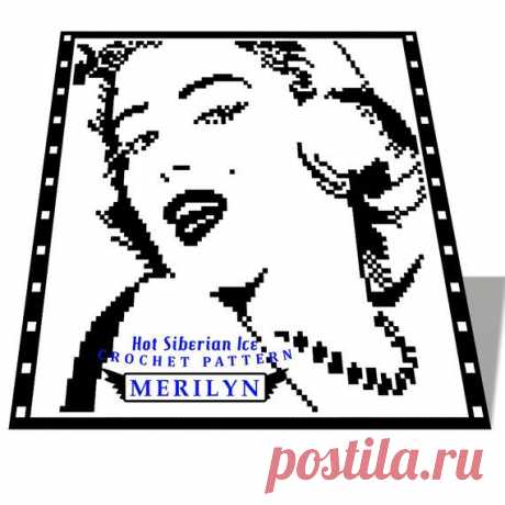 Схема для вязания крючком Мерлин Монро Паттерн от HotSiberianIce