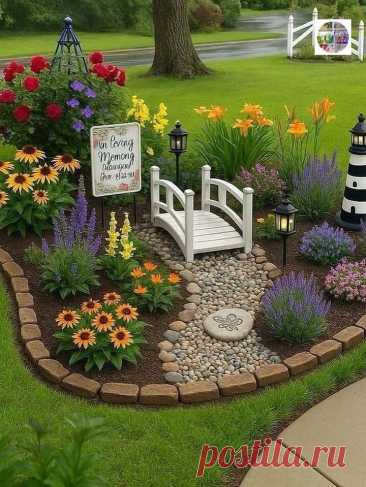 Необычные клумбы, которые украсят любую дачу &amp;#127800;&amp;#127793; Сделано с помощью ИИ