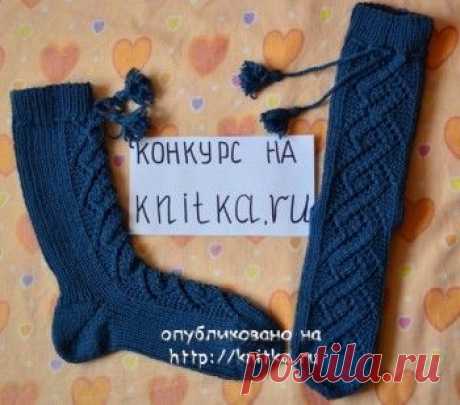 Вязание спицами носков. Схемы носков спицами на Knitka.ru. Носочки для детей, гетры, гольфы и пинетки. - № 4. knitka.ru - схемы для вязания спицами