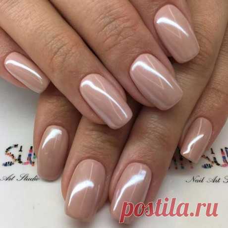 Маникюр на осень: ТОП-25 модных вариантов нюдового маникюра