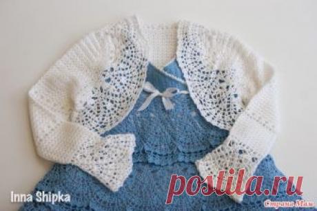 Болеро для наших девочек Здравствуйте, дорогие рукодельницы, сегодня начинаем вязать болеро для наших любимых девочек Опрос проходил вот тут https://www.stranamam.ru/