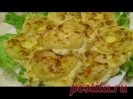 ВКУСНЕЙШАЯ КУРИНАЯ ГРУДКА с ананасами в духовке.  Как вкусно приготовить куриную грудку.