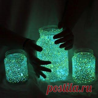 светящиеся банки