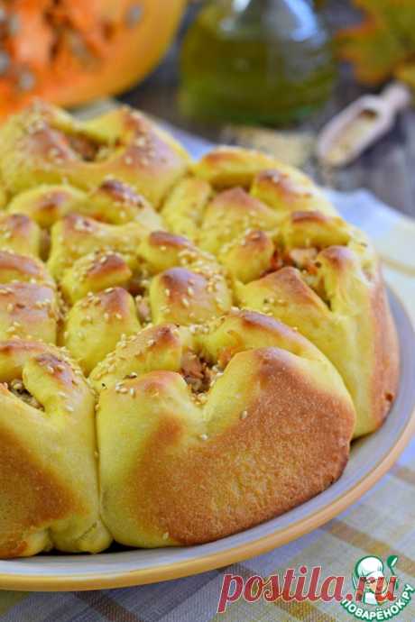 Пирог разборный с рыбой и капустой – кулинарный рецепт
