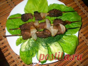 Шашлык из баранины в аэрогриле:Рецепт №1