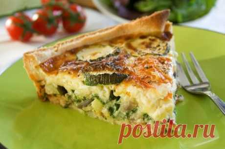 ​Фриттата из цукини с розмарином и пармезаном