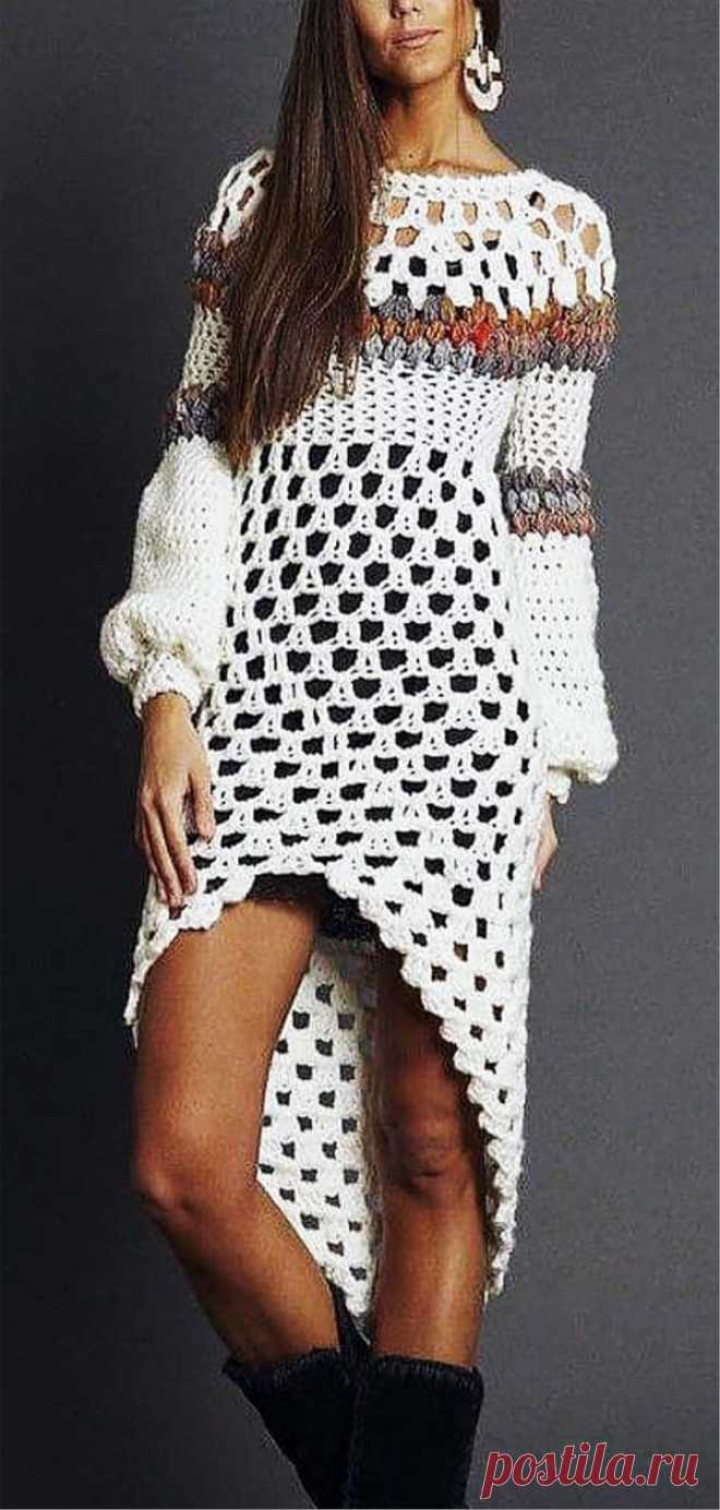 Women Crochet Dress Fashion
