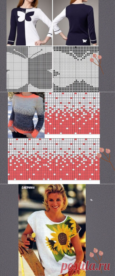 Оригинально! Создаём спицами эксклюзивную вещь🌿 | Блог по вязанию спицами и крючком! "100" петелек🧶 | Яндекс Дзен