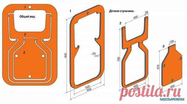 Где найти чертеж раскладного стула