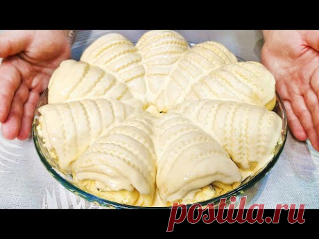 ПРОСТО ЗАЛИЛА ИМ ТЕСТО! Так ПИРОГ я еще не готовила! Потрясающие БУЛОЧКИ к чаю!