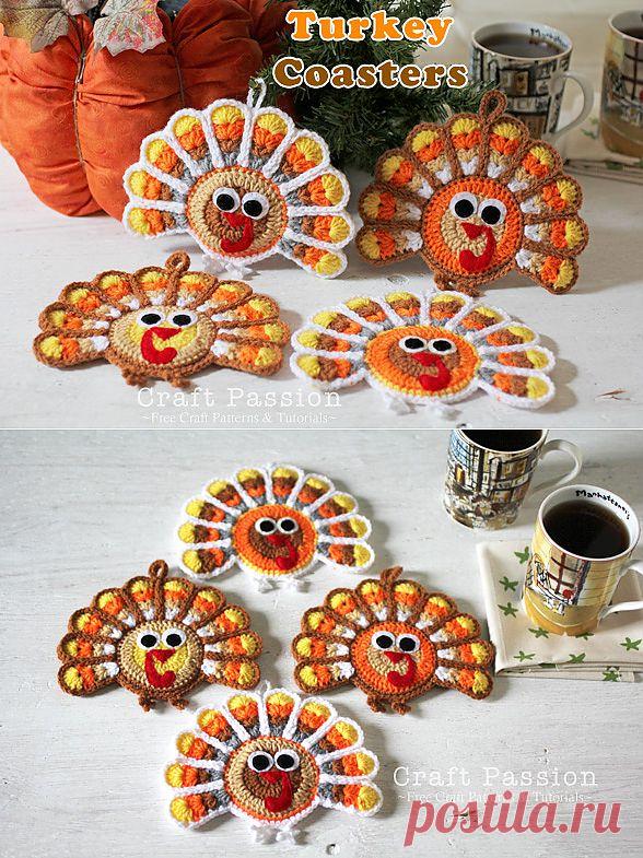Вязание крючком Турция Подставки и украшения | Бесплатный шаблон & Учебник по CraftPassion.com