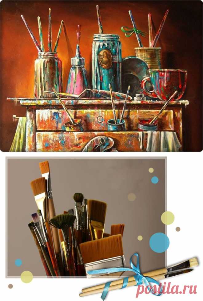 Всё о Кистях для масляной живописи. Видео-Сборник. Ч-I