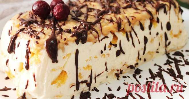 Сметанный торт без выпечки: быстро и вкусно Нежнейший карамельный торт, с хрустящими орешками и нежным сметанным кремом.
