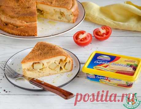 Заливной сырный пирог с картофелем – кулинарный рецепт