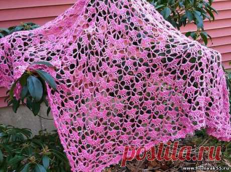 Шарфы, палантины, бактусы, шали крючком » Страница 2