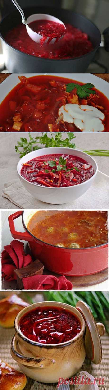 Борщи с курицей: 7 рецептов / Простые рецепты
