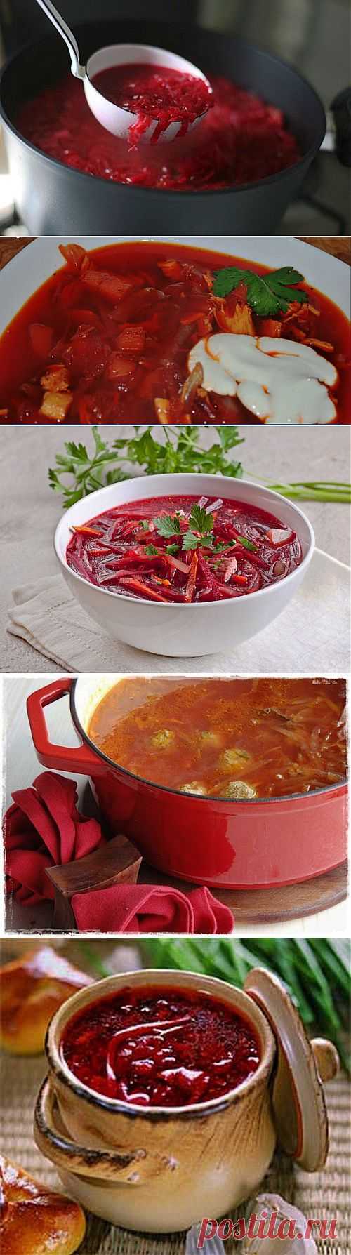 Борщи с курицей: 7 рецептов / Простые рецепты