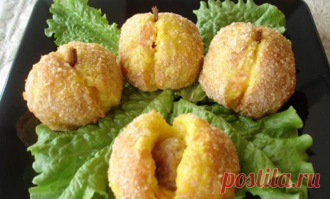 КАРТОФЕЛЬНЫЕ ПЕРСИКИ… ОРИГИНАЛЬНО И ОЧЕНЬ ВКУСНО
