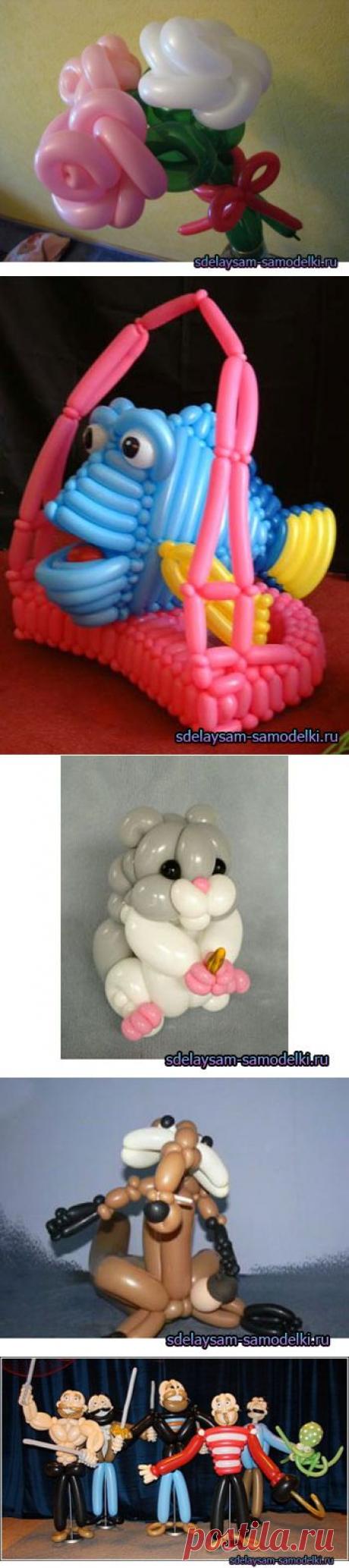 Как сделать из шариков фигурки